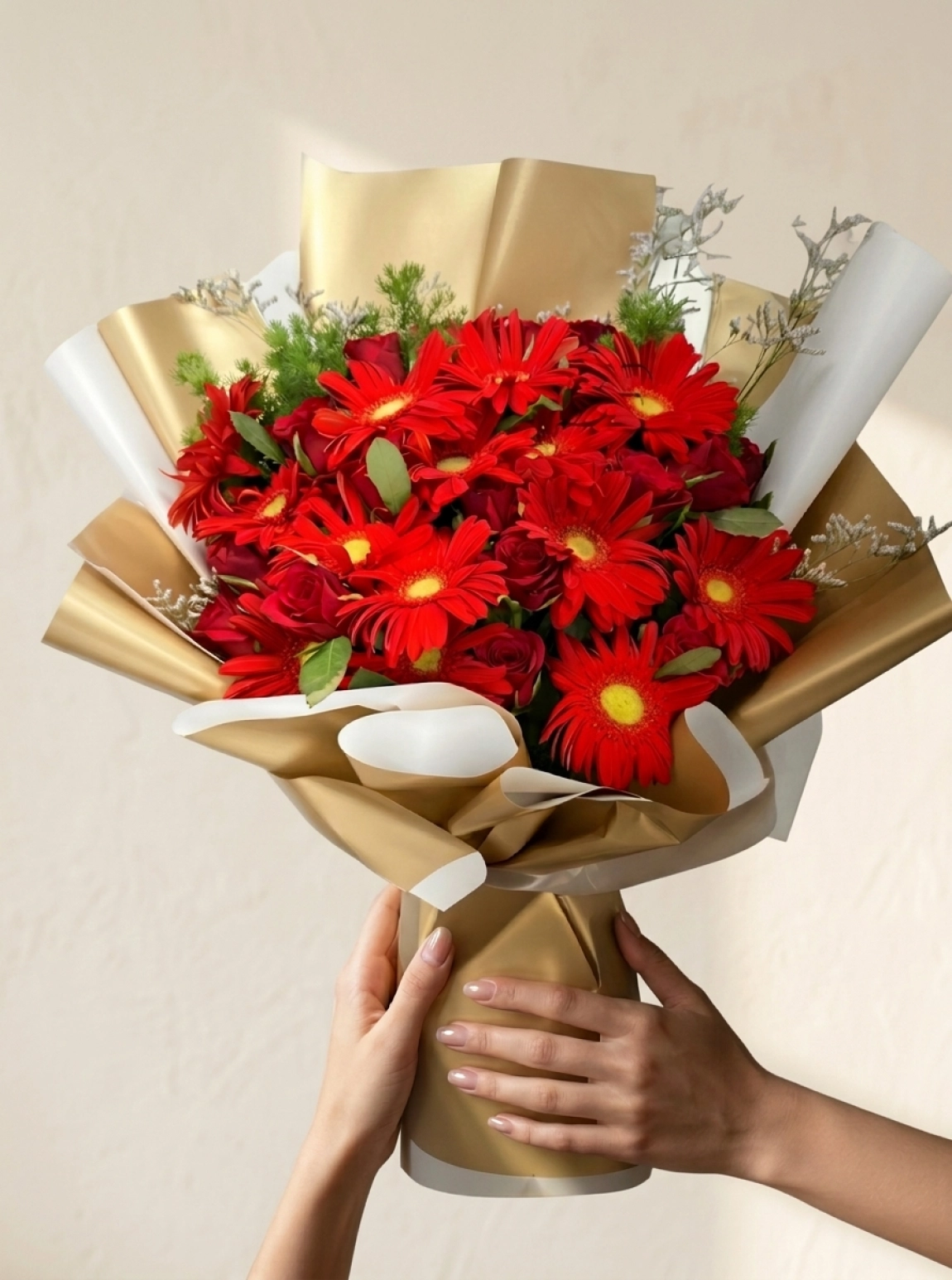 Kırmızı Gerbera Buketi